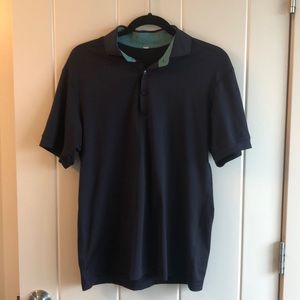 Lululemon men’s navy golf shirt - Size M
